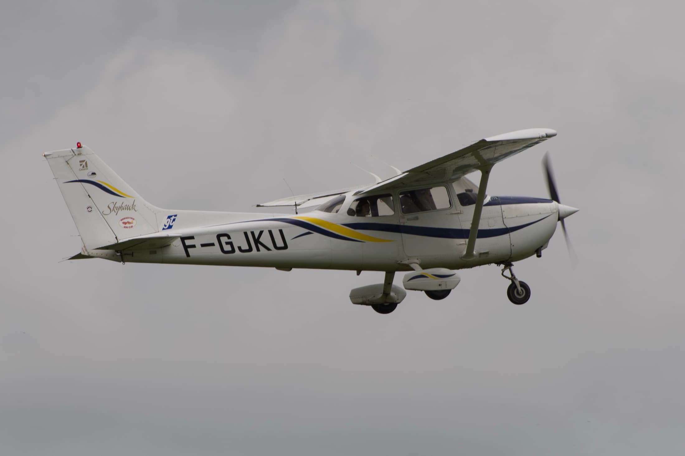 Cessna 172R Skyhawk du BYAC en vol